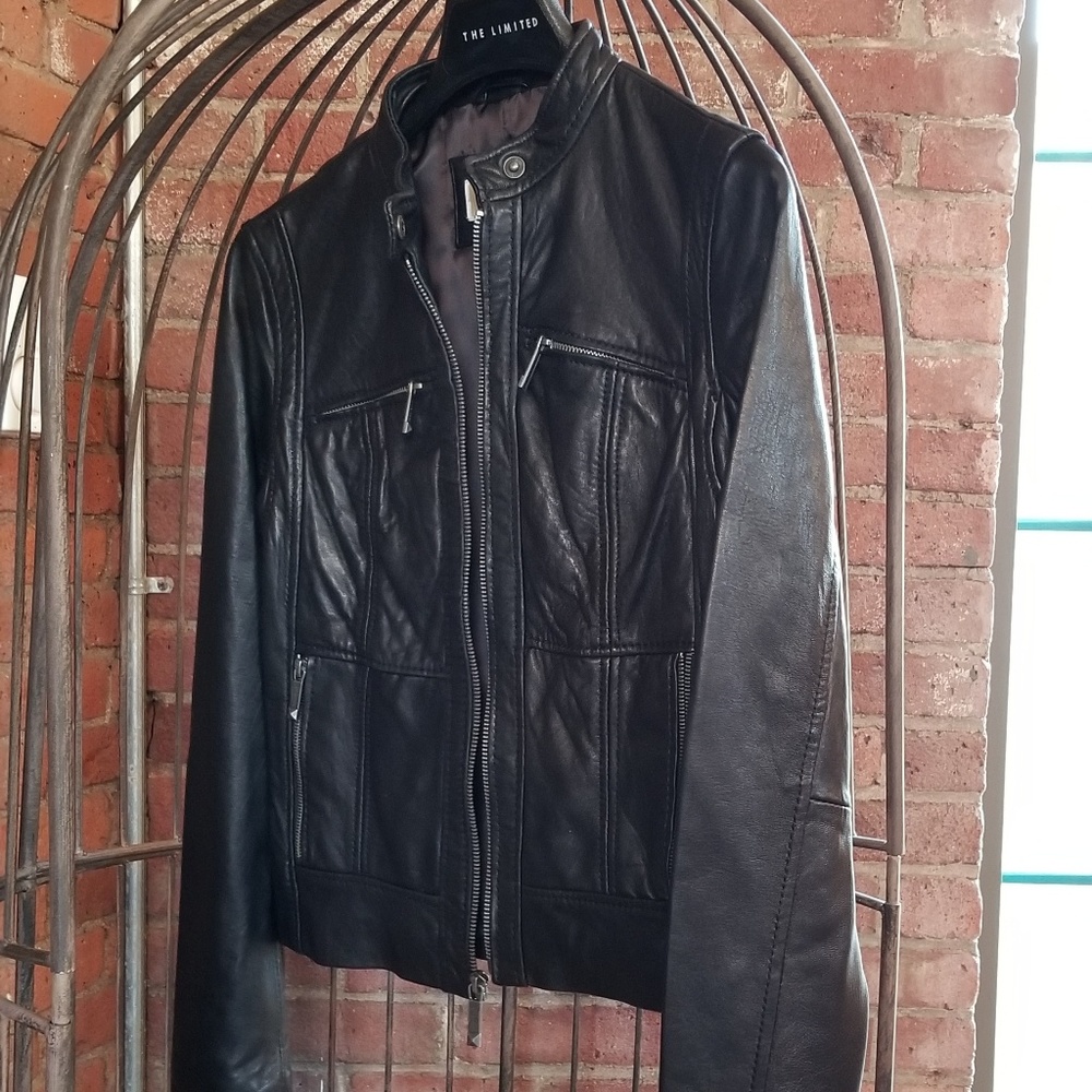 Michael Kors leather jacket- Brand new with tags